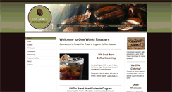 Desktop Screenshot of oneworldroasters.com