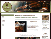 Tablet Screenshot of oneworldroasters.com